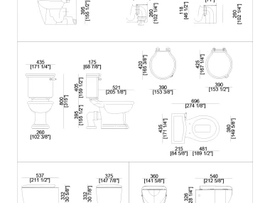 Free Toilet CAD Block Download – High-Quality 2D DWG Files